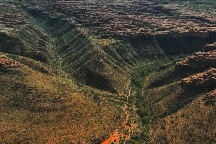a view of a canyon