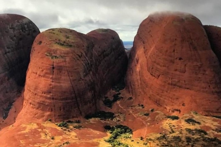 a close up of a canyon